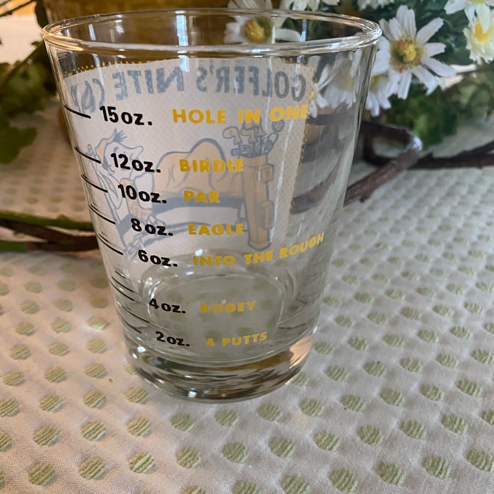 Vintage Beverage Glass Golfers Nite Cap - Picture 3 of 4